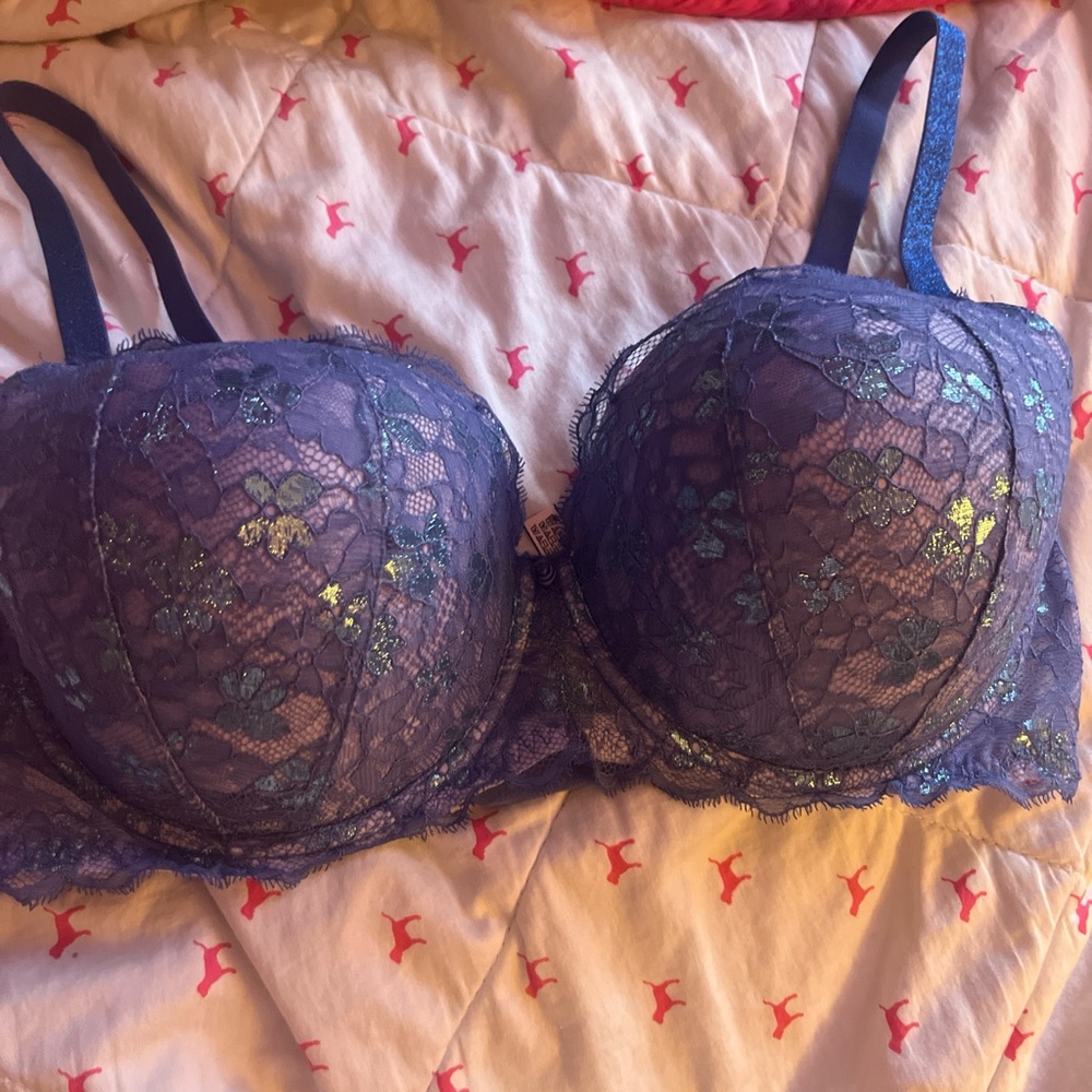 Victoria secret dream angel blue sparkly bra